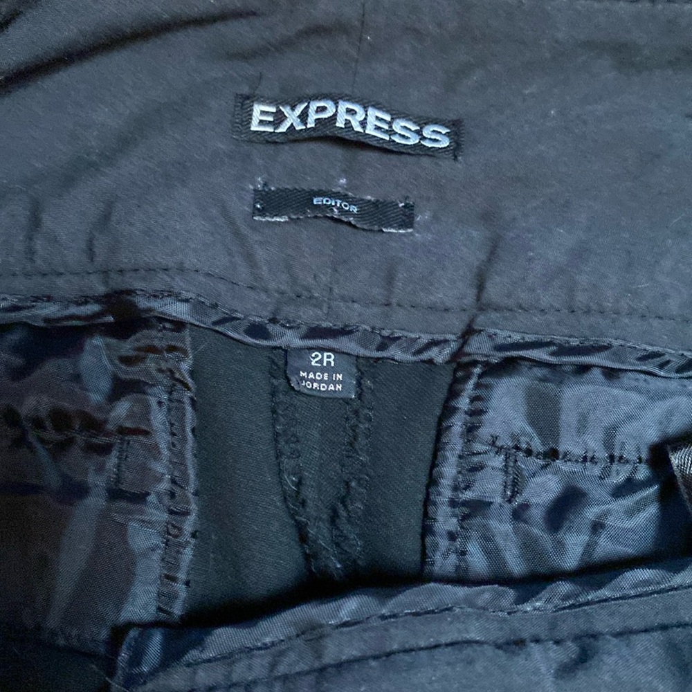 Black juniors 2R express dress pants